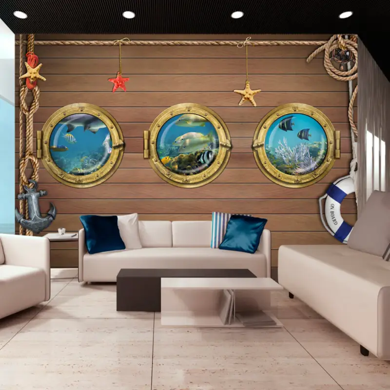 Zelfklevend fotobehang - Overboard - 147x105 Authentique