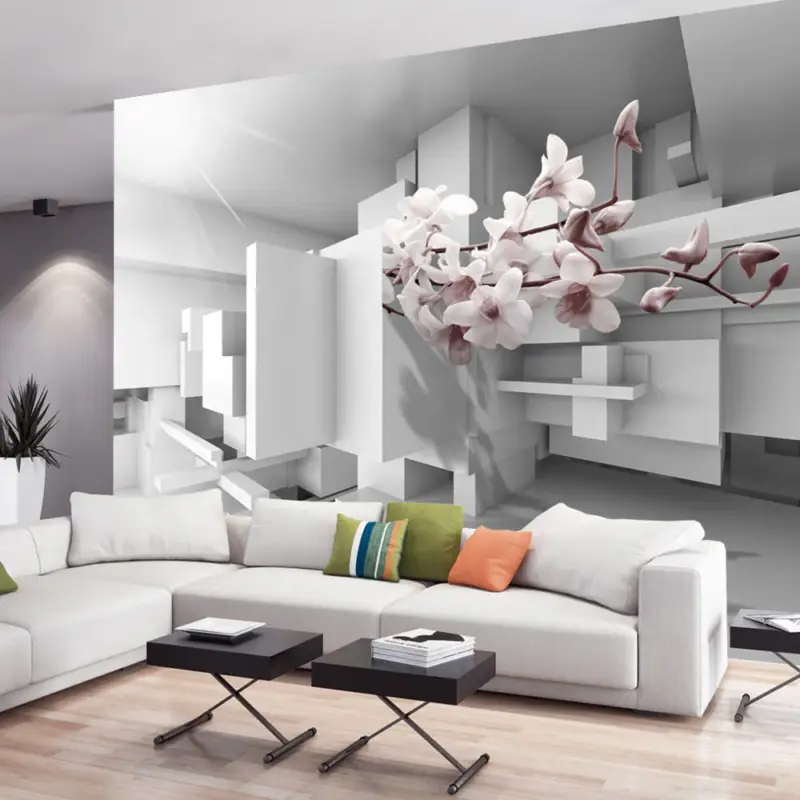 Zelfklevend fotobehang - Orchid 2.0 - 392x280 Paiement Sécurisé