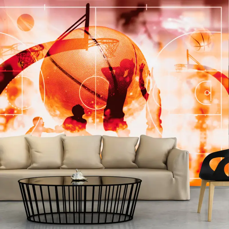 Acheter Direct Zelfklevend fotobehang - My Sport: Basketball - 343x245