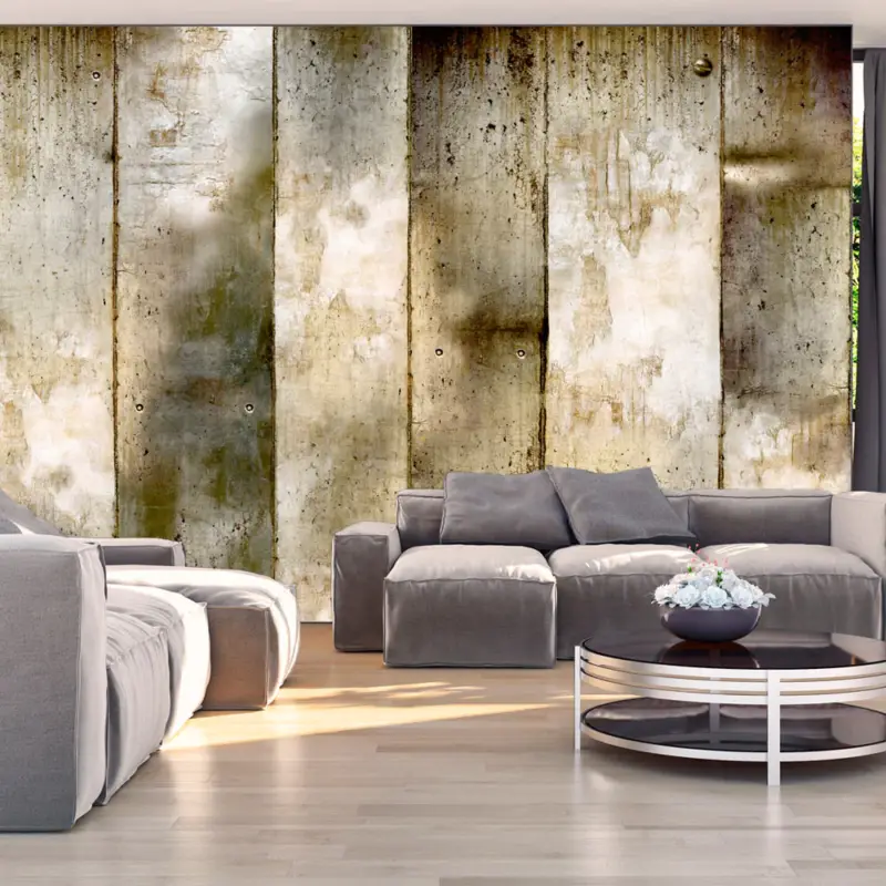 Achat Immédiat Zelfklevend fotobehang - Gold stripes - 147x105