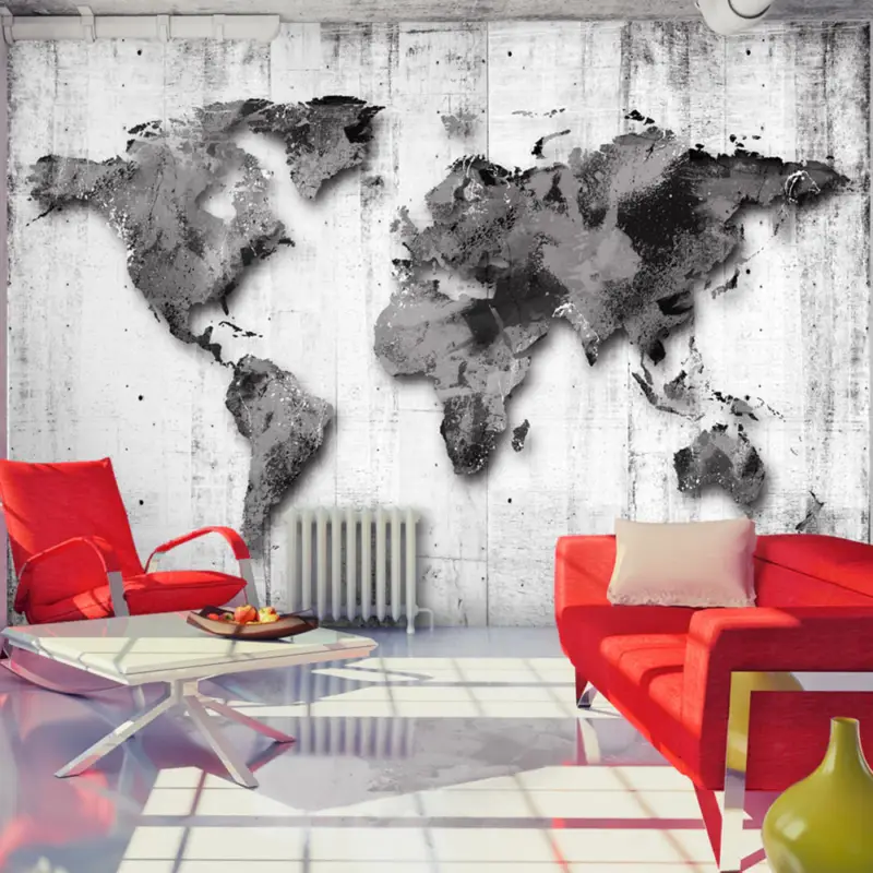 Zelfklevend fotobehang - World in Shades of Gray - 245x175 Offre Spéciale
