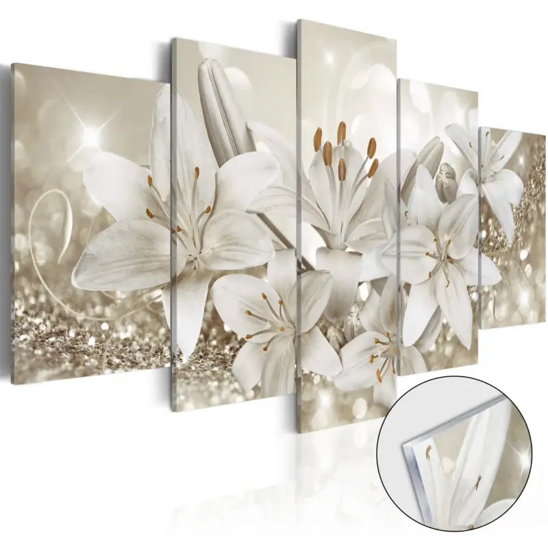 Plexiglas schilderij - Queen of Winter [Acrylglas] - 100x50 Commander Vite