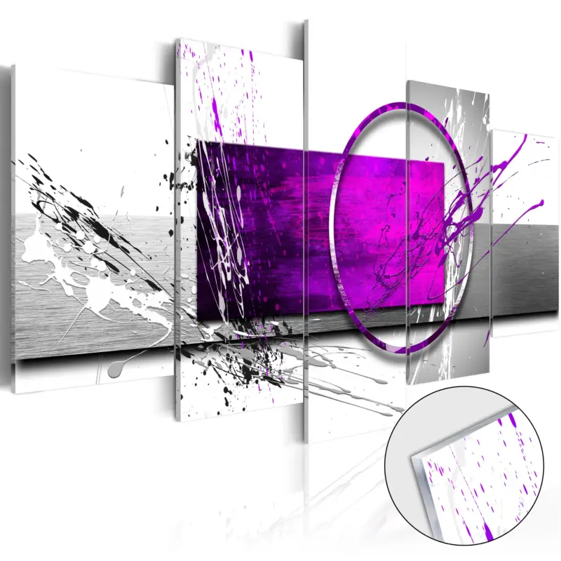 Prix Choc Plexiglas schilderij - Purple Expression [Acrylglas] - 200x100