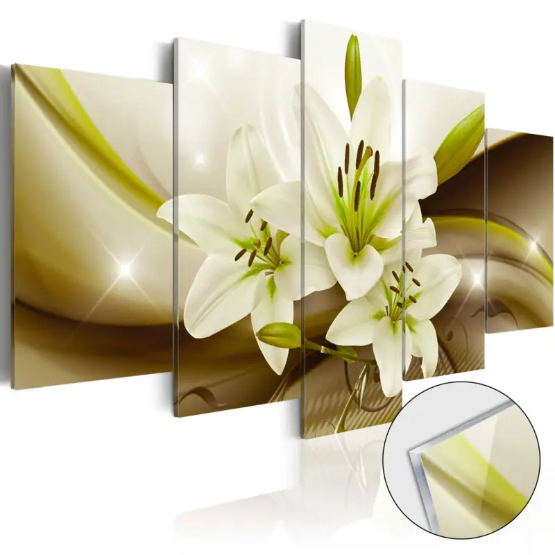 Plexiglas schilderij - Modern Lily [Acrylglas] - 200x100 Meilleure Vente