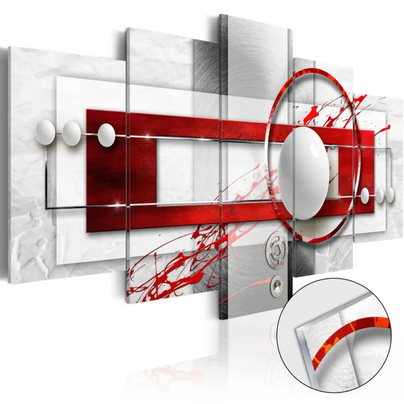 Plexiglas schilderij - Incarnadine Energy [Acrylglas] - 200x100 Quantité Limitée