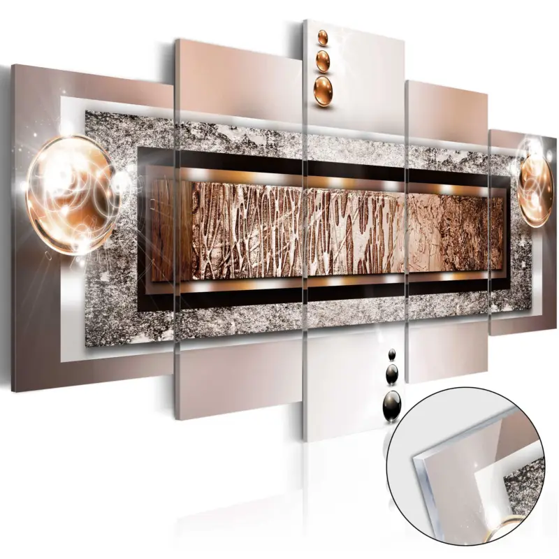 Petit Prix Plexiglas schilderij - Cinnamon Rock [Acrylglas] - 100x50