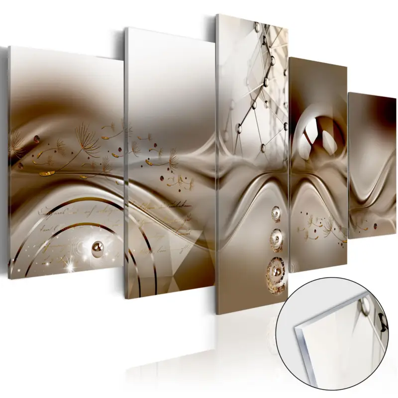 Plexiglas schilderij - Artistic Disharmony [Acrylglas] - 100x50 Authentique