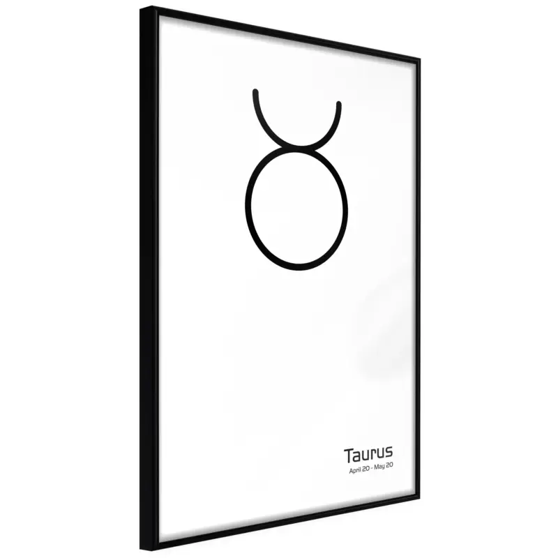Achat Immédiat Poster - Zodiac: Taurus II - zwart - 20x30