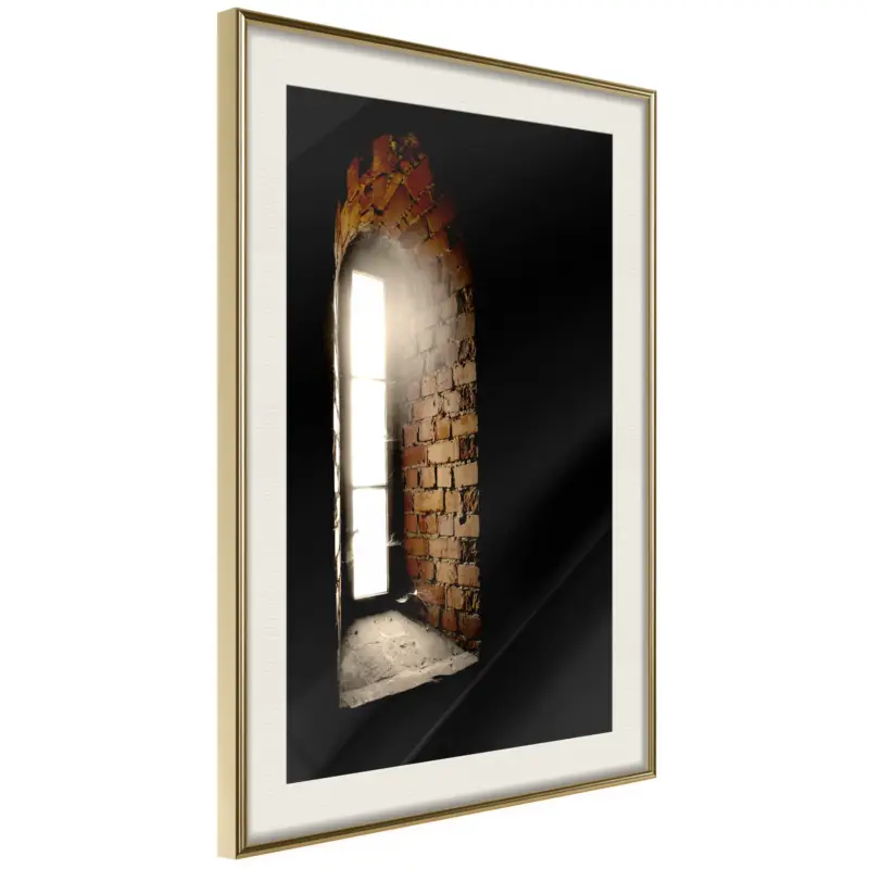 Vente Flash Poster - Window to the World - goud passepartout - 30x45