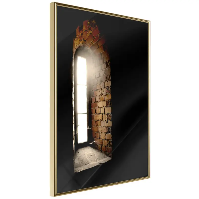 Achat Immédiat Poster - Window to the World - goud - 30x45