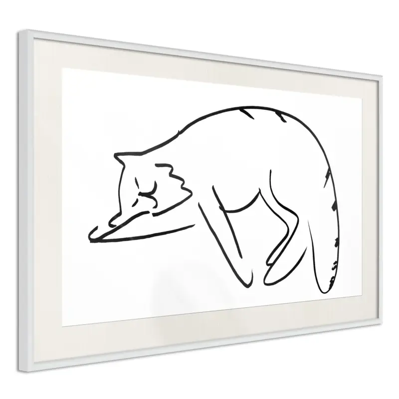 Vente Flash Poster - Well-Deserved Rest - wit passepartout - 30x20