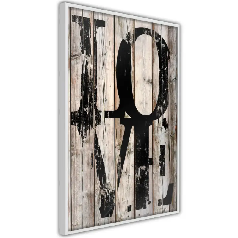 Achat Immédiat Poster - Vintage: Love - wit - 40x60