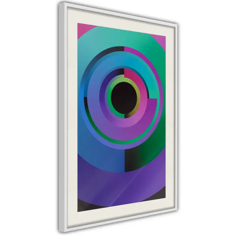 Achat Immédiat Poster - United in Colours - wit passepartout - 40x60