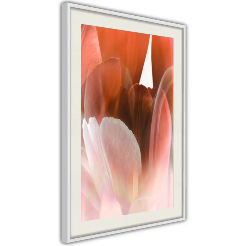 Vente Flash Poster - Tulip Petals - wit passepartout - 40x60