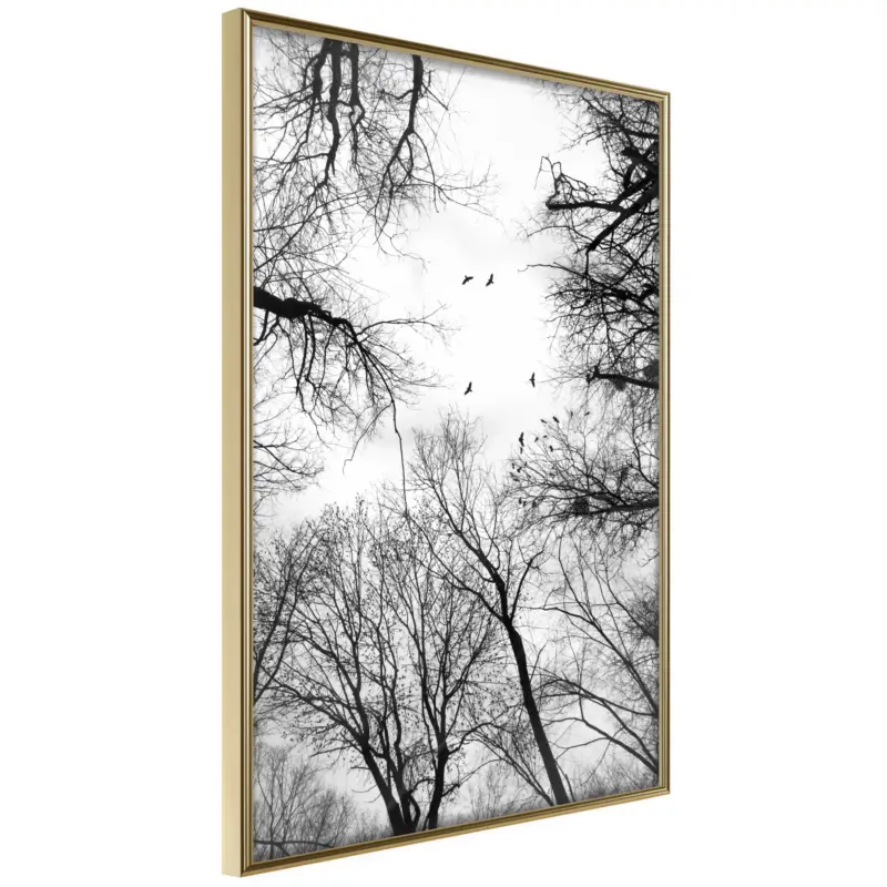 Vente Flash Poster - Treetops - goud - 30x45