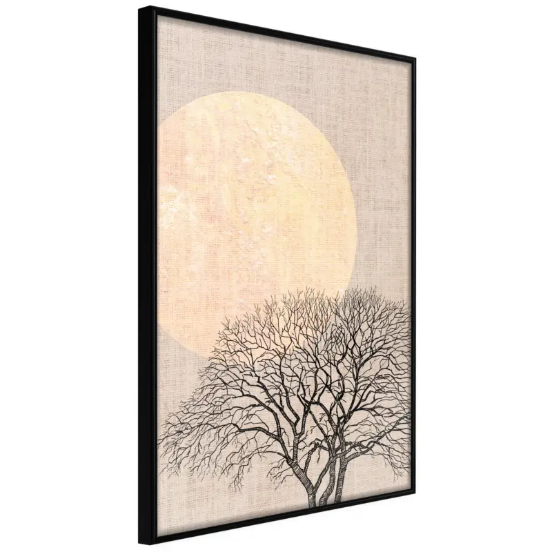 Vente Flash Poster - Tree in the Morning - zwart - 20x30
