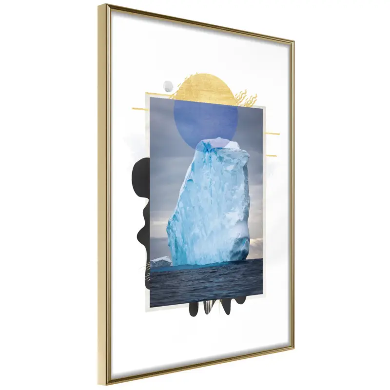 Achat Immédiat Poster - Tip of the Iceberg - goud - 40x60