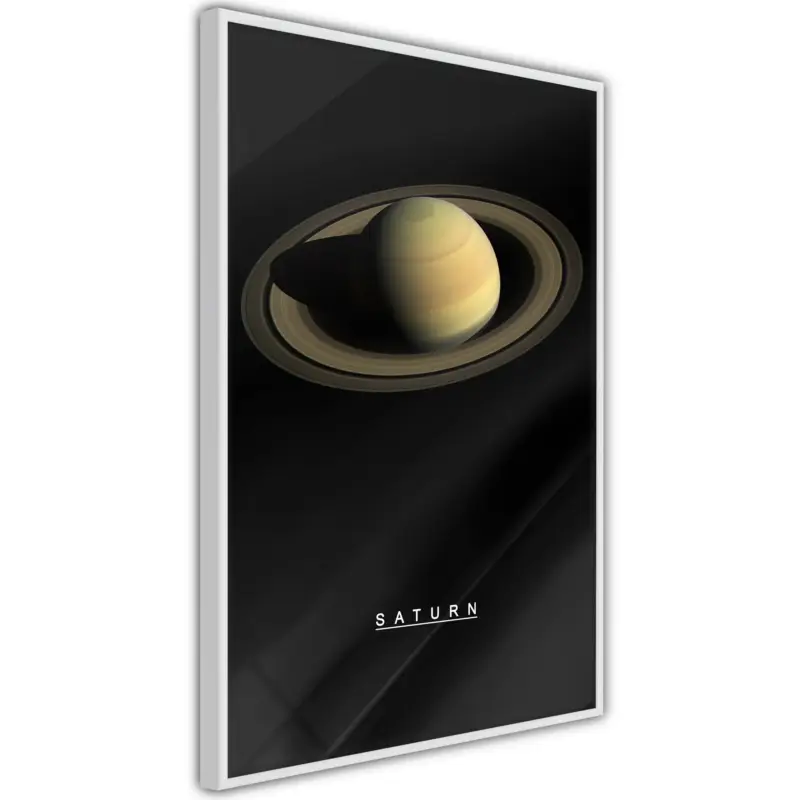 Vente Flash Poster - The Solar System: Saturn - wit - 30x45
