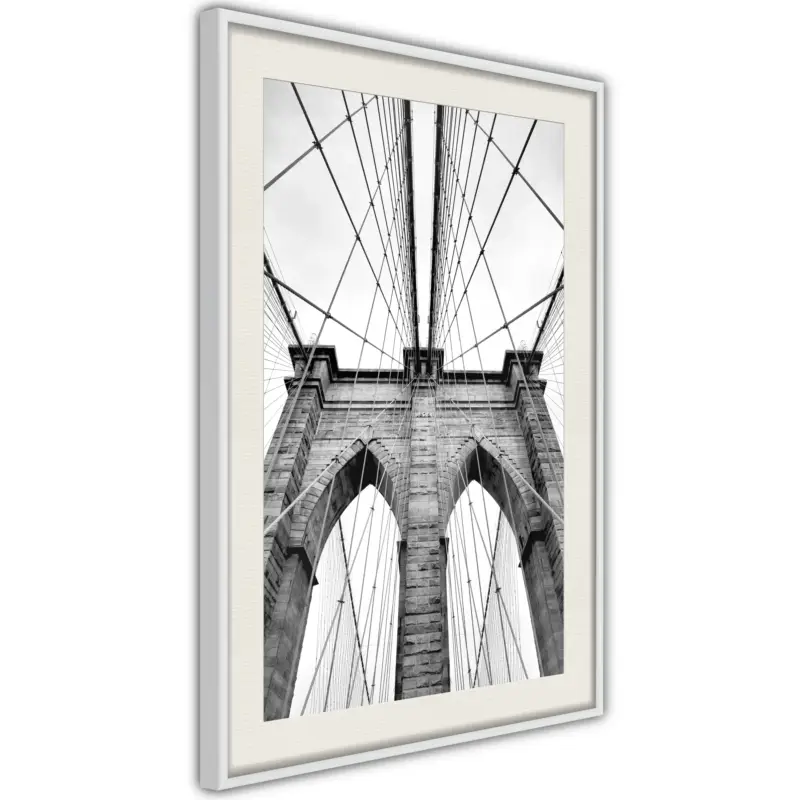 Vente Flash Poster - Symmetry - wit passepartout - 20x30