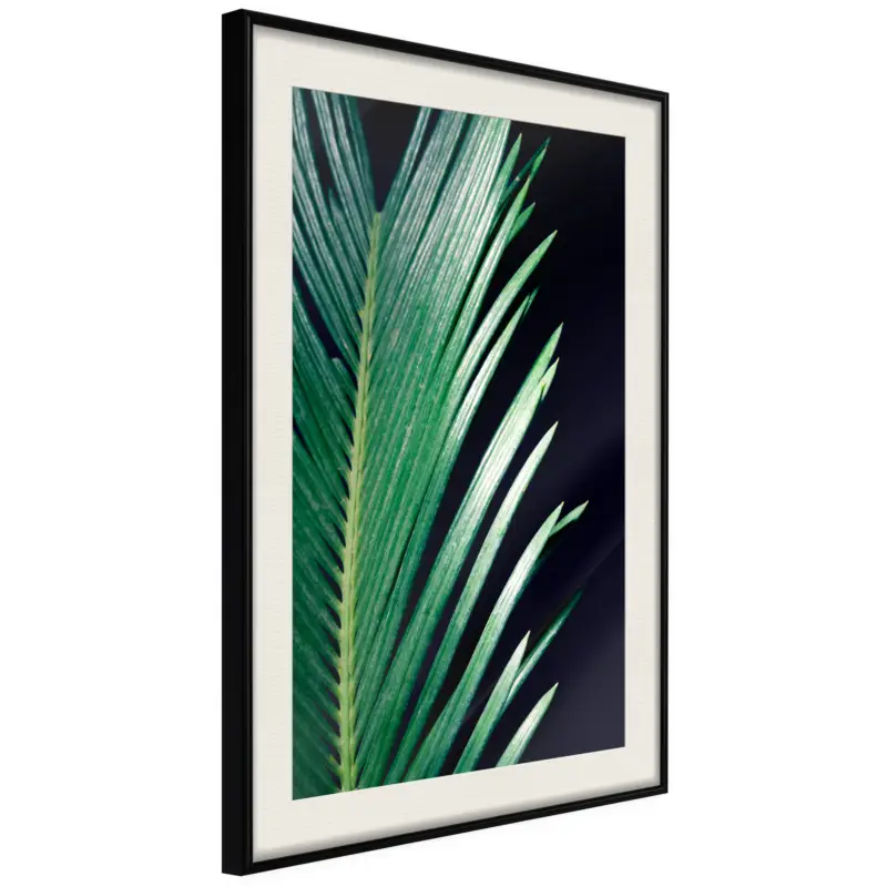 Achat Immédiat Poster - Soothing Green - zwart passepartout - 40x60