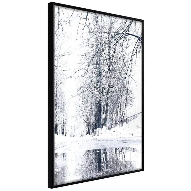 Vente Flash Poster - Snowy Park - zwart - 20x30