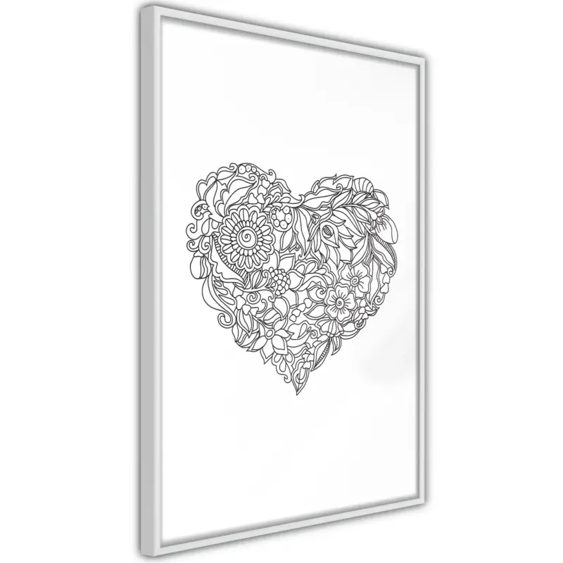 Achat Immédiat Poster - Fulfillment of Love - wit - 30x45
