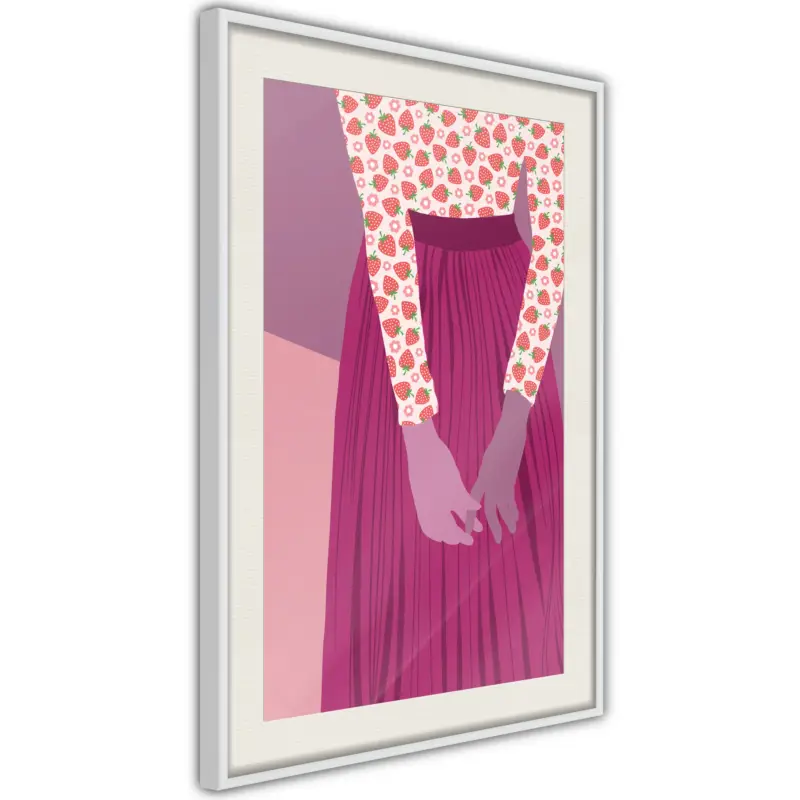 Vente Flash Poster - Fruity Blouse - wit passepartout - 40x60