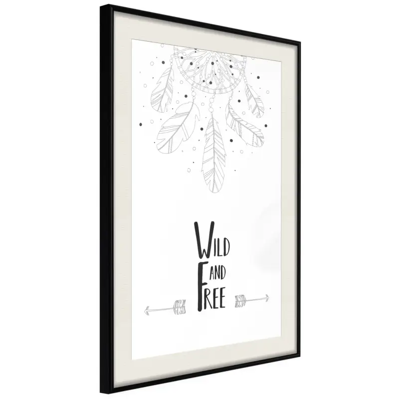 Vente Flash Poster - Free Spirit - zwart passepartout - 40x60