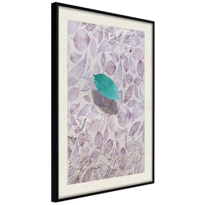 Vente Flash Poster - Floating Leaf II - zwart passepartout - 20x30