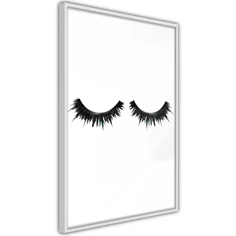Vente Flash Poster - False Eyelashes - wit - 40x60