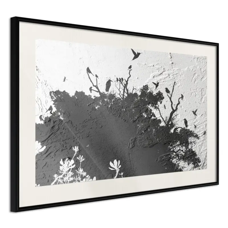 Vente Flash Poster - Escaping the Darkness - zwart passepartout - 90x60