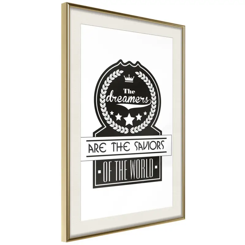 Vente Flash Poster - Dreamers - goud passepartout - 30x45