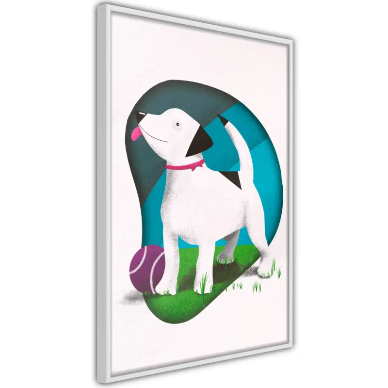 Vente Flash Poster - Dog's Dream - wit - 40x60