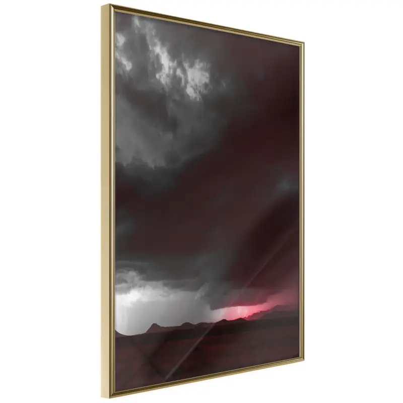 Vente Flash Poster - Dark Sky - goud - 40x60