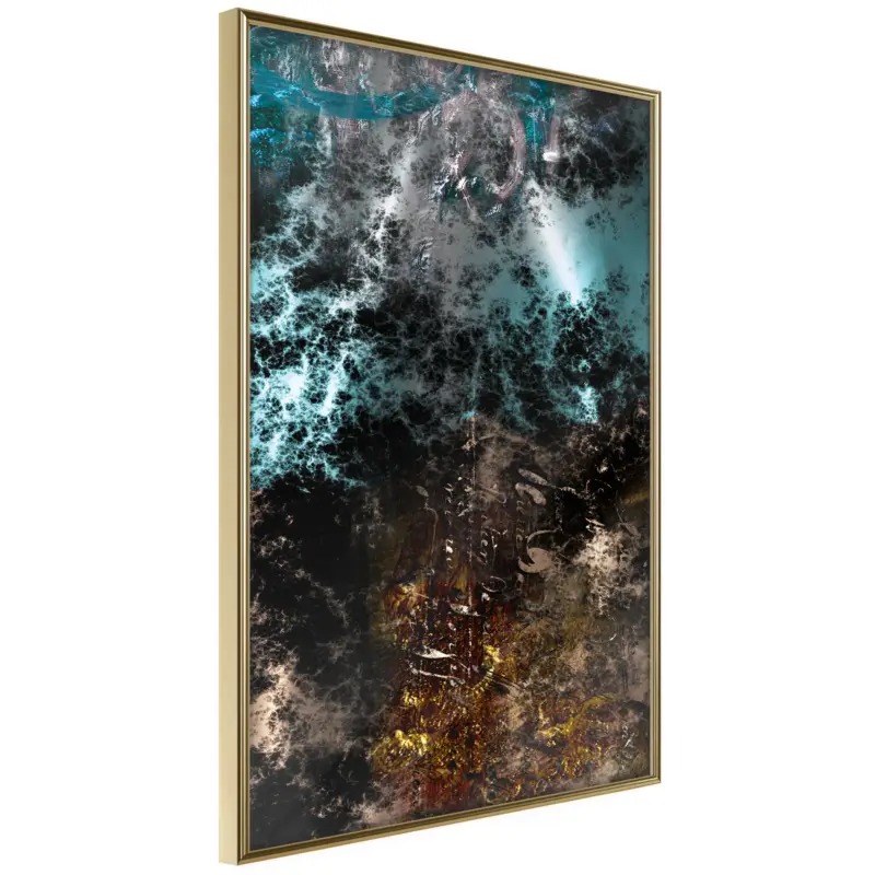Vente Flash Poster - Dark Matter I - goud - 40x60