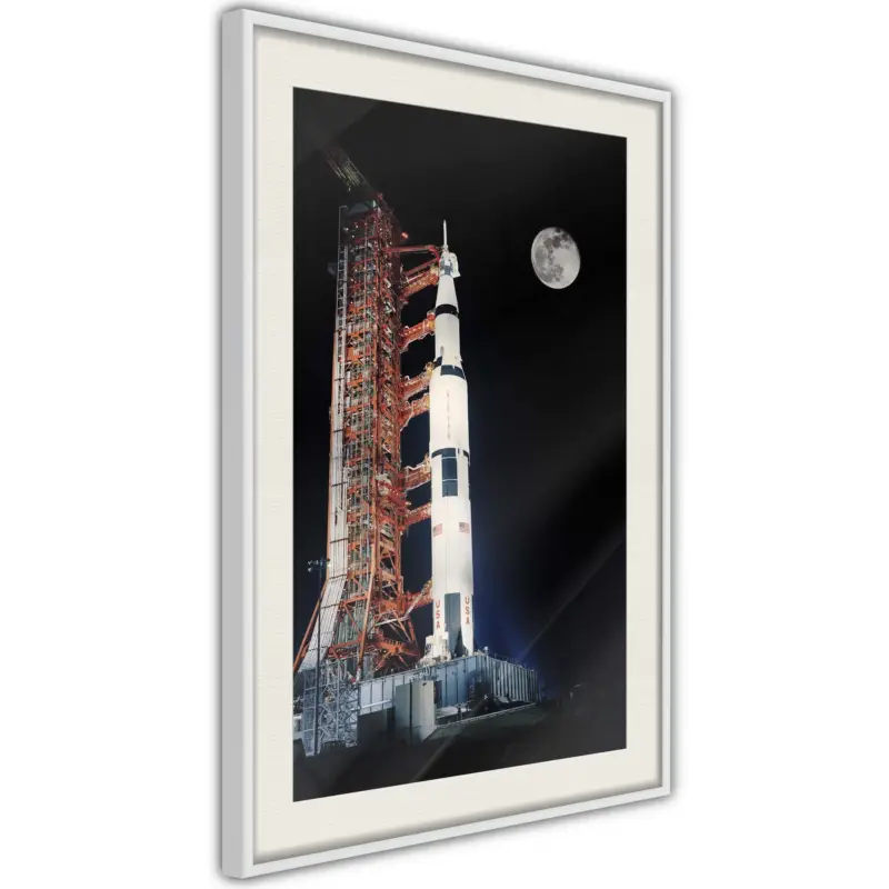 Vente Flash Poster - Cosmodrome - wit passepartout - 40x60