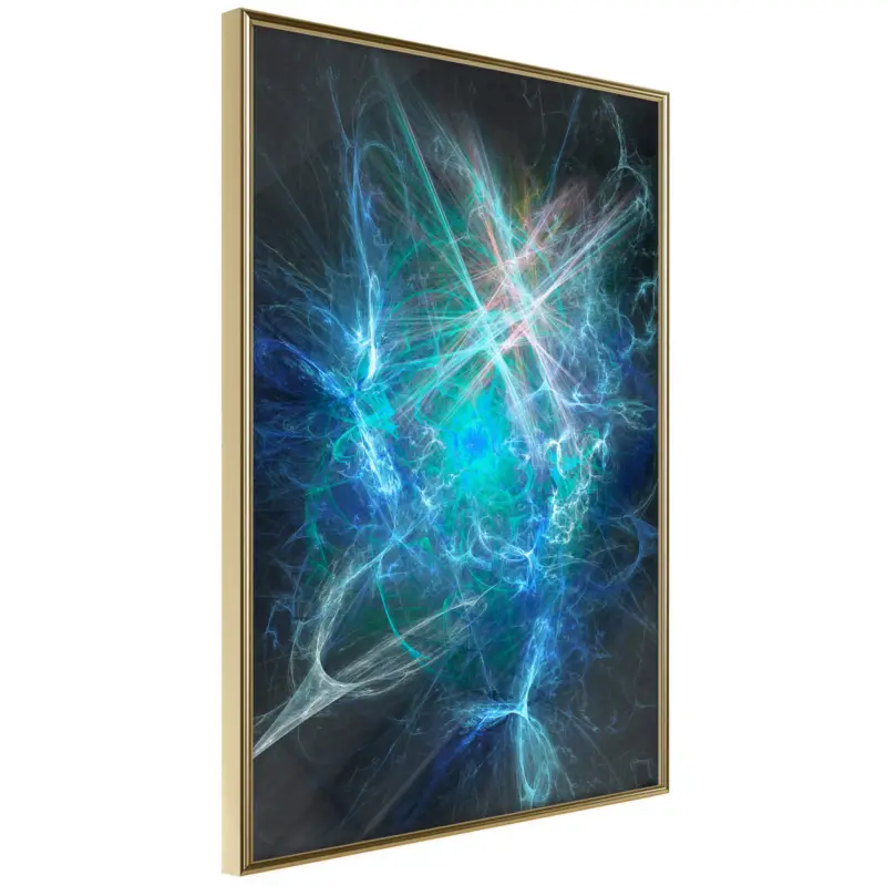 Achat Immédiat Poster - Combination of Elements - goud - 40x60