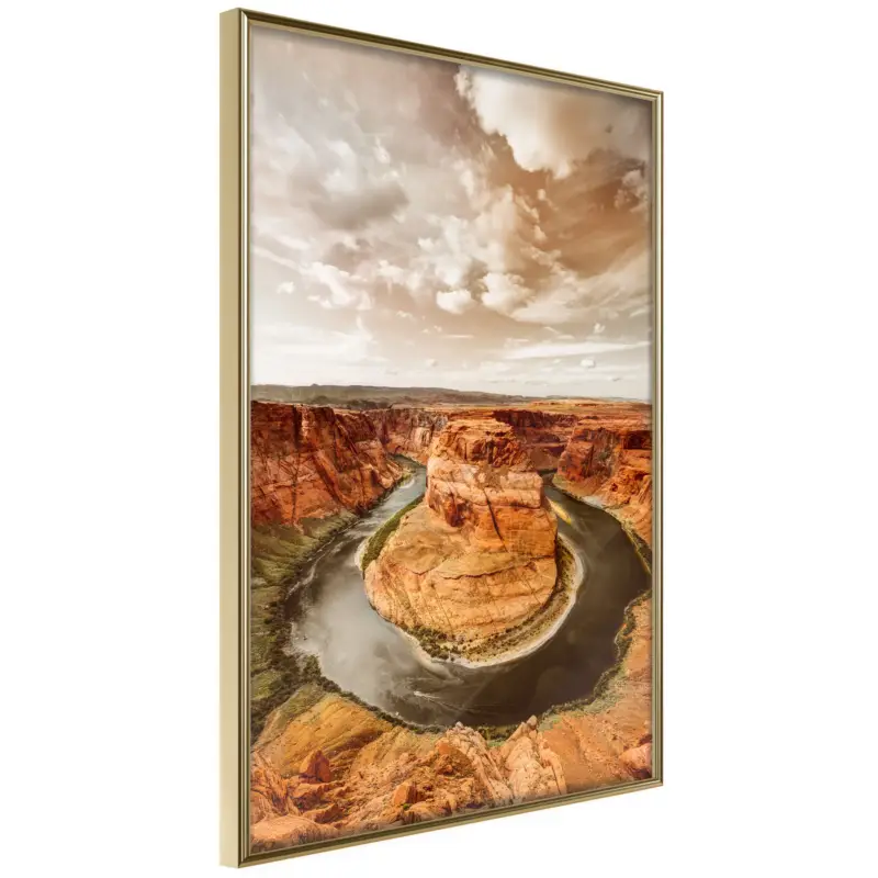 Achat Immédiat Poster - Colorado River - goud - 40x60