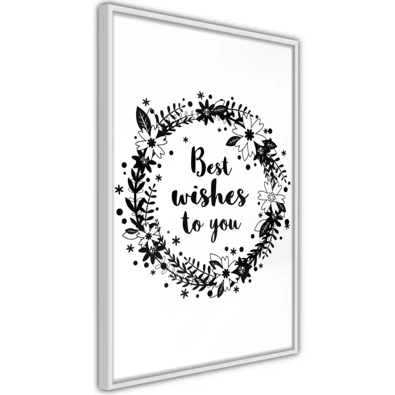 Achat Immédiat Poster - Best Wishes - wit - 30x45