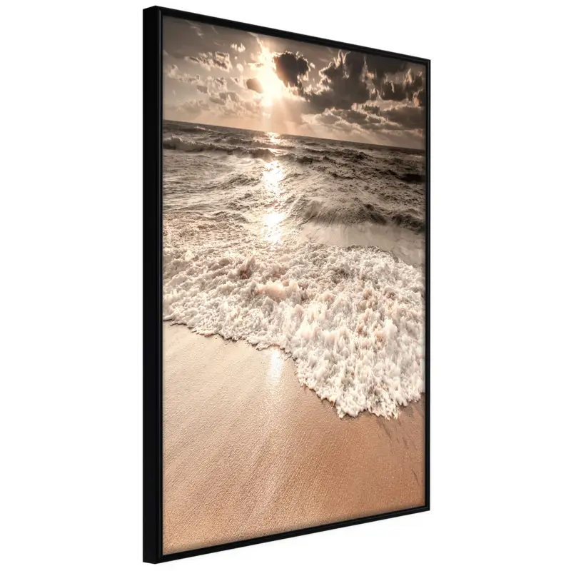 Acheter Direct Poster - Beach of Memories - zwart - 30x45