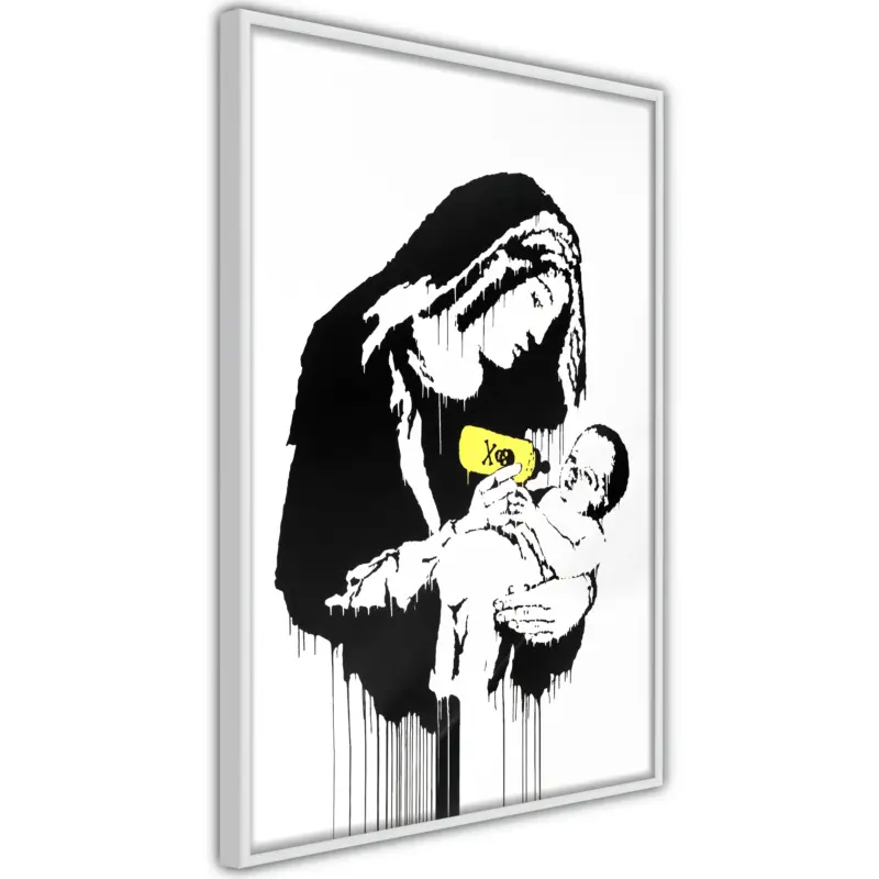 Vente Flash Poster - Banksy: Toxic Mary - wit - 40x60