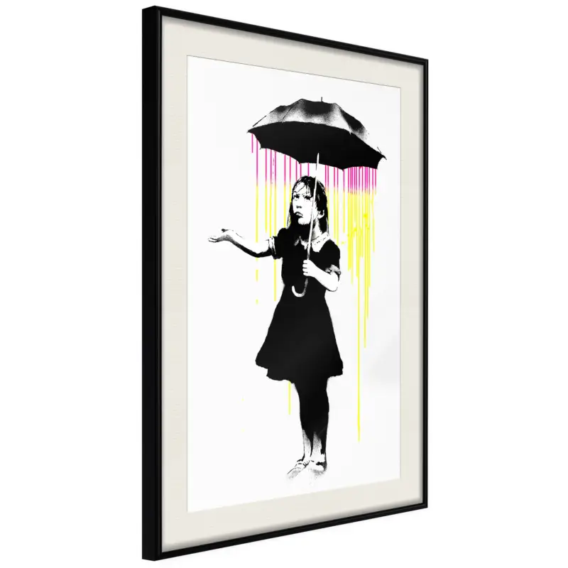 Vente Flash Poster - Banksy: Nola - zwart passepartout - 20x30
