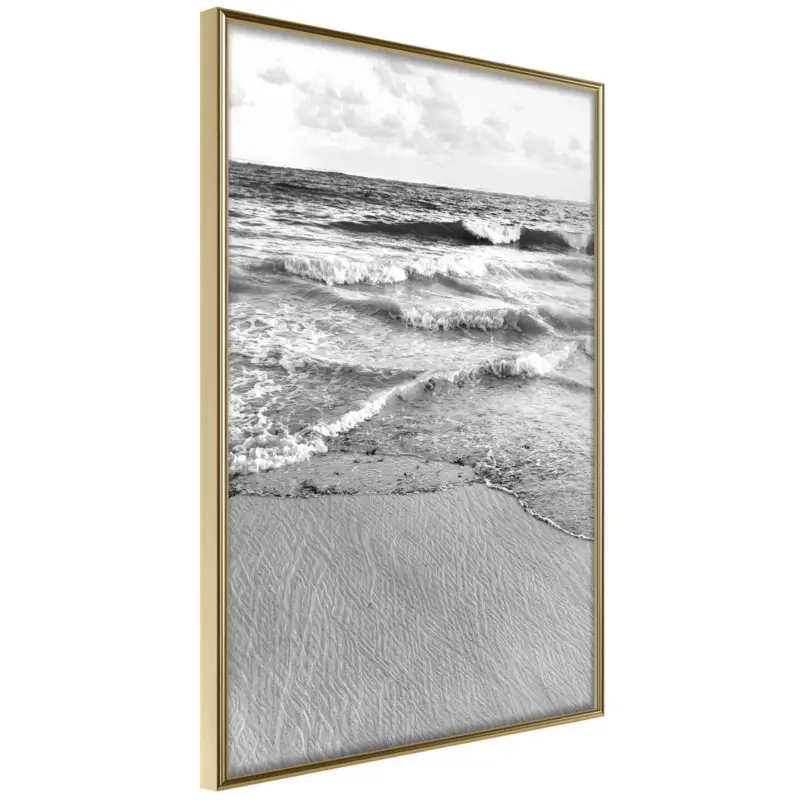 Achat Immédiat Poster - At the Seaside - goud - 30x45