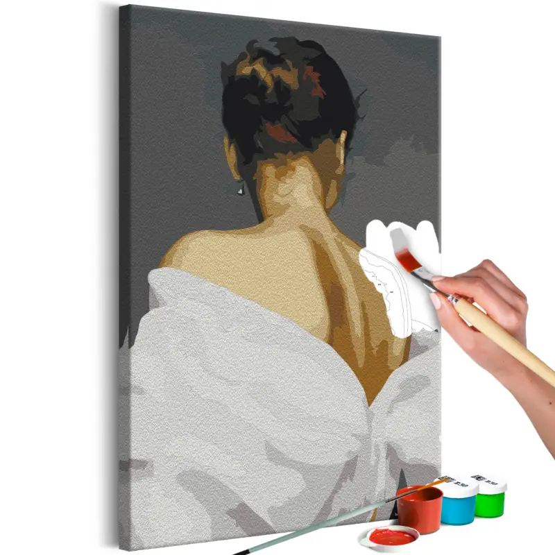Commander Maintenant Doe-het-zelf op canvas schilderen - Woman's Back - 40x60