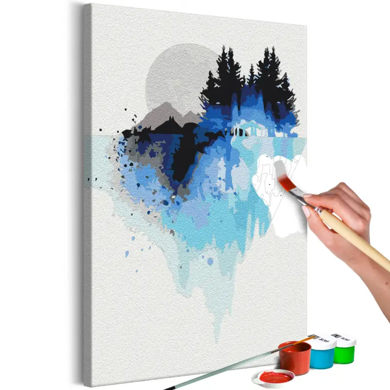 Achetez Aujourd’hui Doe-het-zelf op canvas schilderen - Watercolour Landscape - 40x60