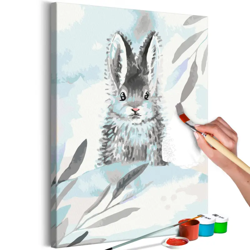 Réduction Doe-het-zelf op canvas schilderen - Sweet Rabbit - 40x60