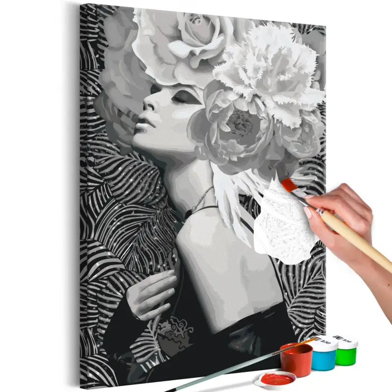 Super Prix Doe-het-zelf op canvas schilderen - Silver Princess - 40x60