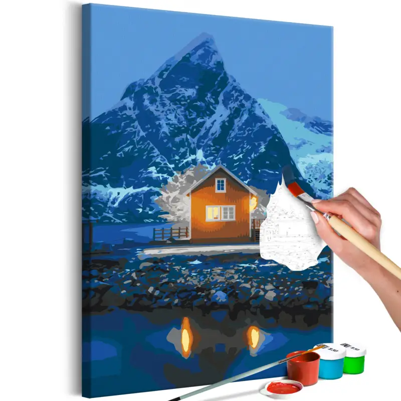 Bon Marché Doe-het-zelf op canvas schilderen - Rorbu - 40x60