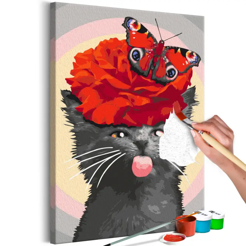 Solde Doe-het-zelf op canvas schilderen - Moody Morning - 40x60