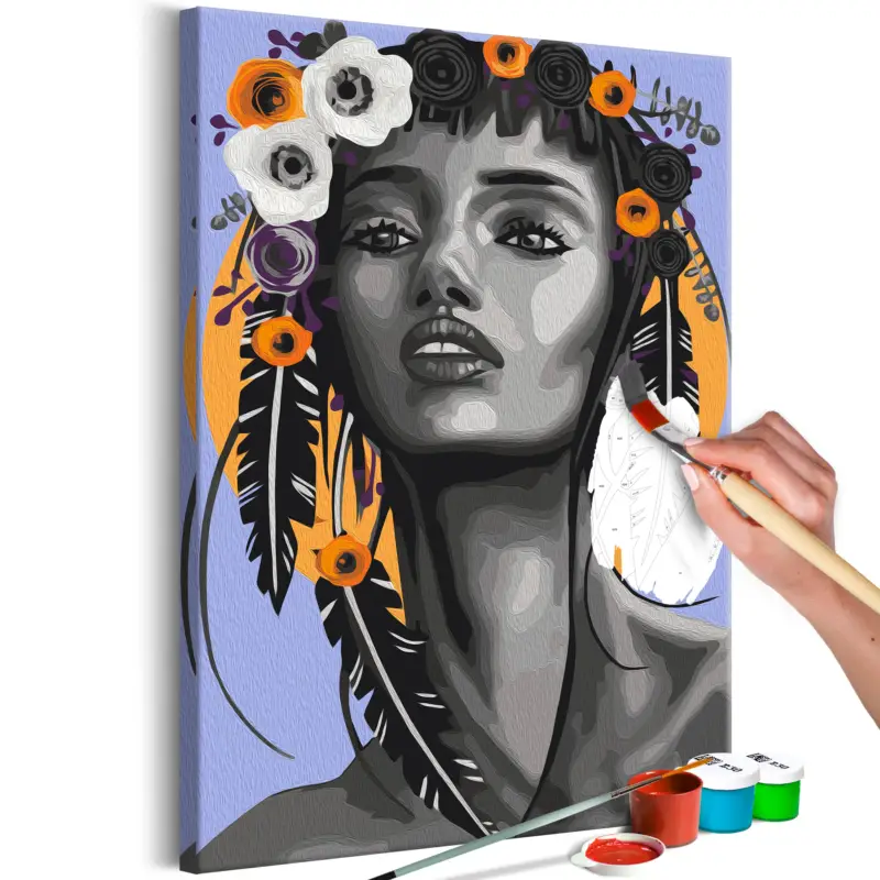 Soldes Doe-het-zelf op canvas schilderen - Aureole - 40x60